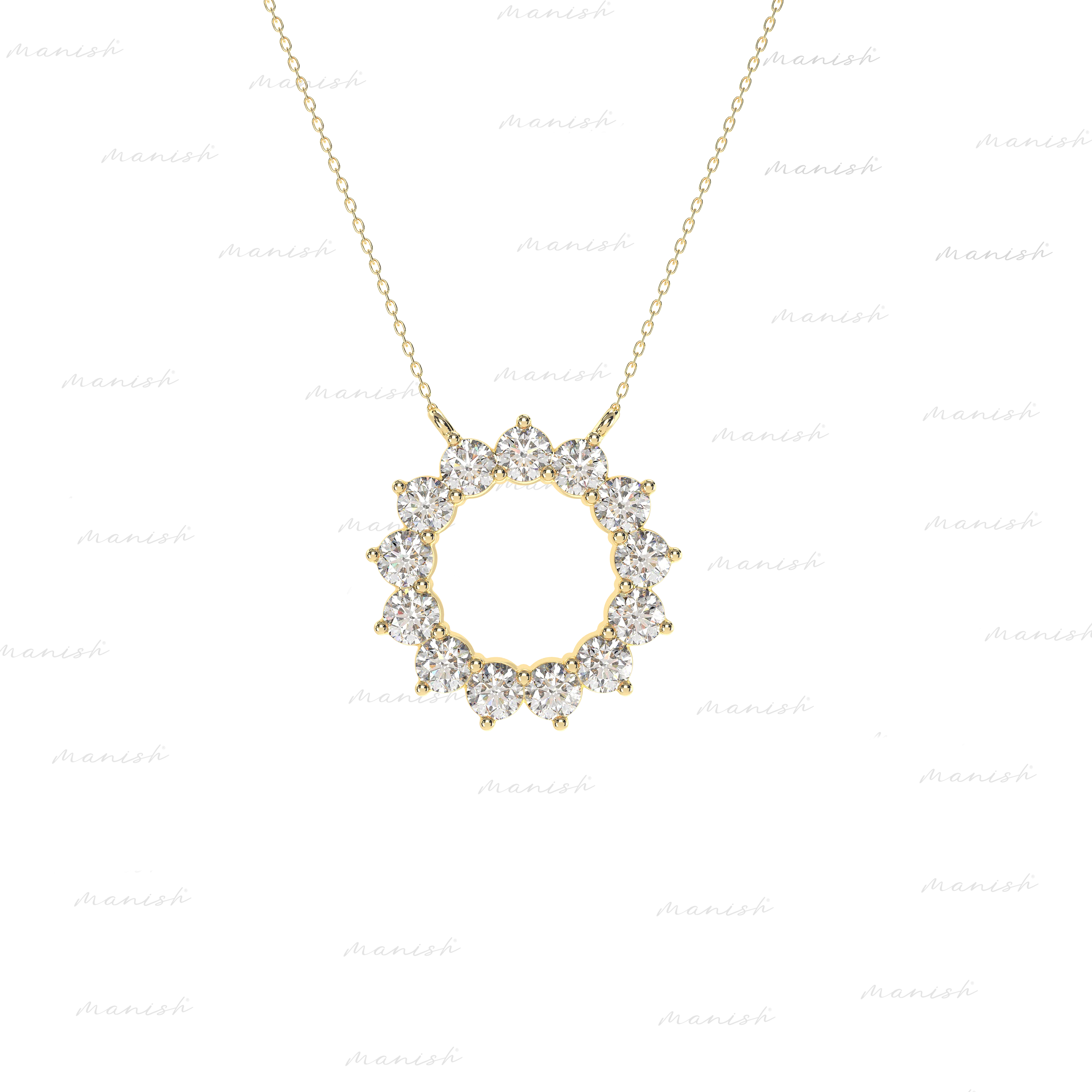 Circle of Life Diamond Necklace